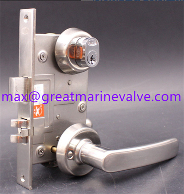 HORSE Hujiang Brand C1 OHS-2320 RHO (190MM) Vessel Fireproof Door Lock 304 Stainless Steel Marine Fire Door Lock