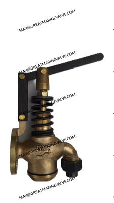 JIS F7398U 5K Marine Bronze Fuel Oil Tank Self-Closing Drain Valve