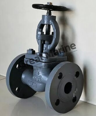 Marine Cast Steel Flanged Stop Valve GB/T 584-2008 Type A/AS DIN GLOBE CAST STEEL VALVE,GGLOBE CHECK VALVE, GLOBE SDNR VALVE, GB/T 584 Marine Cast Steel Flanged Straight-Through Stop Valve GLOBE VALVE