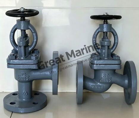 Marine Cast Steel Flanged SDNR Valve GB/T 585-2008 Type A/AS DIN GLOBE CAST STEEL VALVE,GGLOBE CHECK VALVE, GLOBE SDNR VALVE