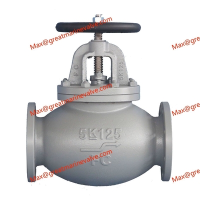 JIS F 7305 MARINE CAST IRON GLOBE VALVE 2&quot; to 14&quot; IMPA from