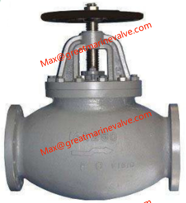JIS F7309 MARINE CAST IRON GLOBE VALVE 16K 2&quot; to 14&quot;  DN50-DN450