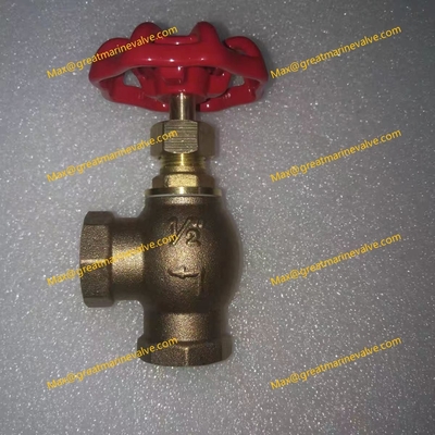 JIS B2011BRONZE SCREWED ANGLE GLOBE VALVE, JIS B-2011,IMPA755111