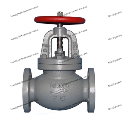 JIS F 7353 MARINE CAST IRON GLOBE SDNR VALVE 2&quot; to 14&quot;