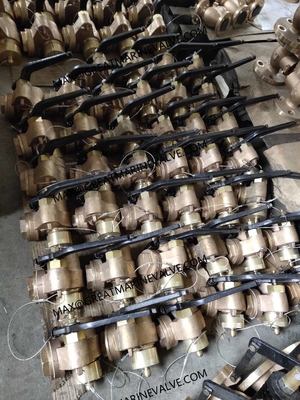 JIS F3019 MARINE BRONZE GATE VALVE HEAD FOR MARINE USE,SELFCLOSING GATE VALVE WITH SPING