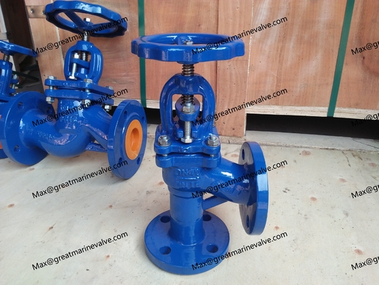 DIN Cast Iron Flanged ANGLE  Valve .ANGLE CHECK PN6/10/16/25/40/64 Face to face as per DIN3202F1  as per DIN2533