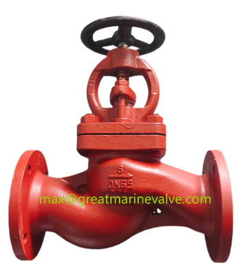 GB/T 590-2008 DIN GLOBE CAST IRON VALVE, GLOBE CHECK VALVE, GLOBE SDNR VALVE, GB/T 590 Marine Cast Iron Flanged Straight-Through Stop Valve GLOBE VALVE